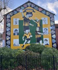 St Malachy’s Gaelic Athletic Club Mural in Belfast