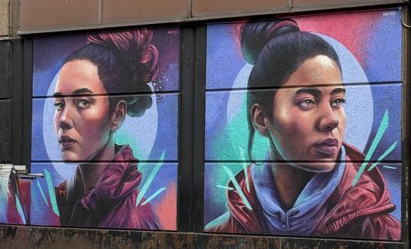 Vibrant Double Portrait